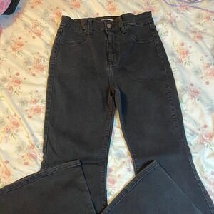Fashion Nova Women's Jeans Size 11 Black High Rise Stretch Denim Skinny Fit